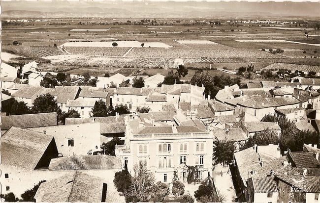 Paysage en sépia de Névian